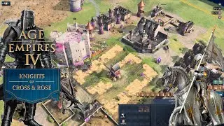 Knights of Cross and Rose Age of Empires IV NEW DLC Anniversary Edition strategy game