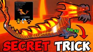 This SECRET TRICK will always get you the MAGMA LEVIATHAN in Fisch!!!