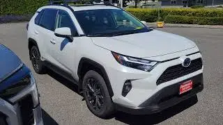 2024 Toyota RAV4 Hybrid XLE Premium in Wind Chill Pearl White