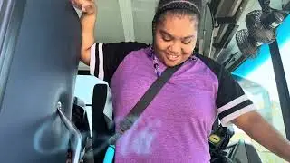 J.O.R.G.I.A. With autism. Bus have arrived with our Princess, the laughter I heard was refreshing🧩🤍🦋