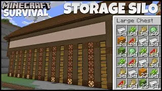 Storage Silo & Bulk Storage - Minecraft Survival Let's Play #23