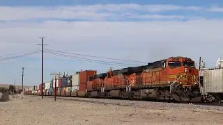 BNSF Compilation 221 Cajon and Needles Action and Freight Trains