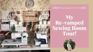 Sewing Room Tour - My Revamped Space and Cutting Table Vlog