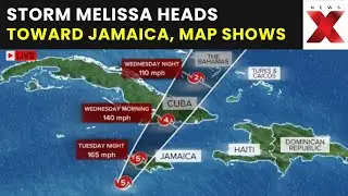 Melissa Hurricane LIVE: Weather map shows Storm Melissa's path towards Jamaica
