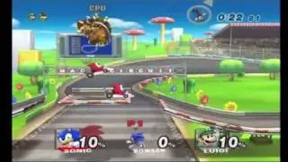 Super Smash Bros. Brawl: All-Star Mode (Sonic / Part 1)