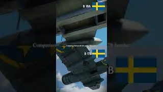 Sweden B 18A vs. Sweden B 17B Bomb Comparison #warthunder