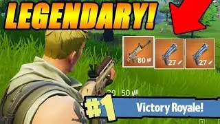 *NEW* GOLD GUNS ONLY in Fortnite: Battle Royale! - SOLID GOLD