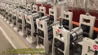 Aluminium rain gutter guard aluminum profile with mesh rolling forming machine to the American