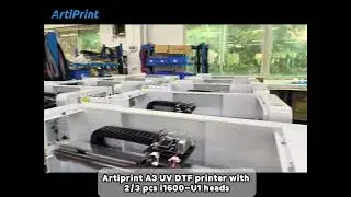 Artiprint A3 UV DTF Printer with 2H/3H i1600-U1 heads