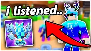 BILLIONS of TAPS on Roblox Tapping Gods // Anime Update... I listened to you. UNLIMITED REBIRTHS!