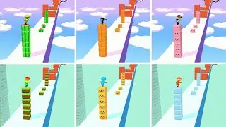 Cube Surfer!: All Cubes and Characters Unlocked and Maxed Stats | Gameplay #2 (Android & iOS Game)