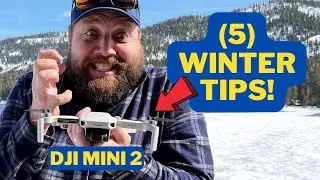 DJI Mini 2! (5) Tips for Flying Your Drone In The Winter!