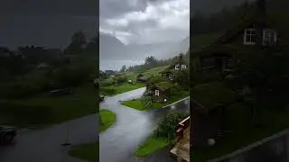 #norway #scandinavia #rain #rainyday #walking #travel