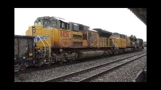 Train 127 1/10/26. Bristol, VA. 127 has 3 Engines: NS 9935 UP 6241 UP 8836. 127 has 66 cars.