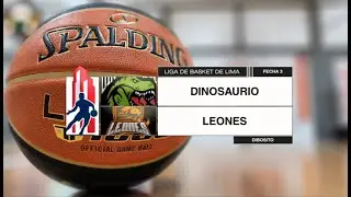 DINOSAURIOS VS LEONES | PRIMERA VARONES | FECHA 3