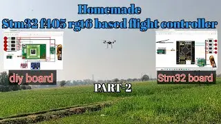 How to make flight controller with stm32 f405 rgt6 and mpu6050 part 2