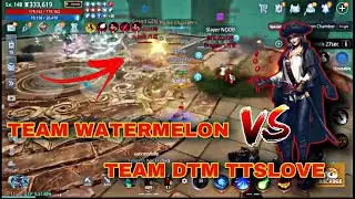 MIR4- TEAM WATERMELON ALLIAN (HOF) VS TEAM DTM TTSLOVE (PHA x DTM) | MAGIC SQUARE 9F BATTLE