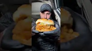 KFC Mighty Burger ASMR ❤️ #asmr #asmrkfc #trending