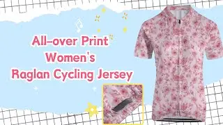 All-over Print Women's Raglan Cycling Jersey