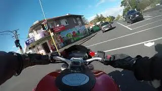 Ducati monster 659 full Termignoni exhaust on board