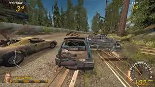 FlatOut 2 (2006)(GOG) + ThirteenAG's Widescreen Fix + dgVoodoo 2.79.2 + ReShade 5.4.0