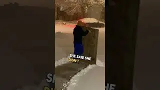Husband's Clever Snow Shoveling Hack! ❄️ 🙌