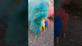 Colour Smoke #shorts #shortviral #shortsfeed