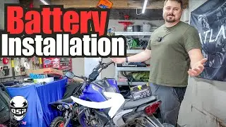 HOW to INSTALL a Motorcycle BATTERY // Yamaha MT07 // 4K