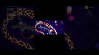Worms Zone Snake is lit 🔥 😎. Magic Slither Snake biggest snake or competing with others? 🐍💥  #sunken