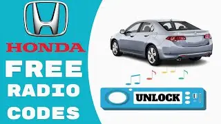 Введите код радиоприемника Honda Acura