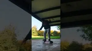 I can't believe I landed this like this #freestyleskateboarding #skateboarding #skatersover30