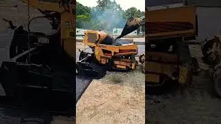starting the base asphalt layer