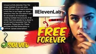 ElevenLabs БЕСПЛАТНО навсегда спас мой 💲 | Необычная активность Elevenlabs обнаружена РЕШЕНО | Ис...