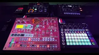 Afro House Live Jam on Pioneer Toraiz AS1 + Korg Electribe + Novation Circuit + Boss RC202