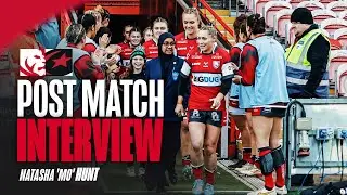POST MATCH | Natasha 'Mo' Hunt reacts to 47-31 win over Saracens