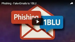 #Phishing: Fake-Emails von 1BLU | So sehen die Dinger aus! | Also aufmerksam zuh&ouml;ren!