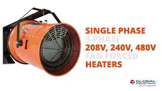 Global Industrial Salamander Electric Fan Forced Heaters