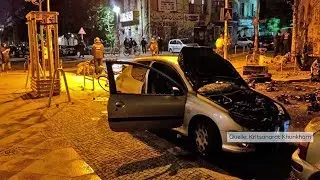 Wie aus dem Nichts: Heftige Randale in der Rigaer Straße in Berlin