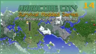 Build a city in Hardcore Modded - S2 E14 (Backpack) - No Commentary - Minecraft - 2024