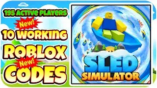 NEW CODES Sled Simulator [UPDATE 10.1] By Sweet Sour Studios, Roblox GAME, ALL SECRET CODES, WORKING