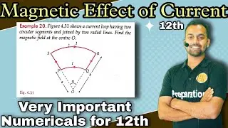 Ex-20 Magnetic Effect of electric Current/fig 4.31 shows a current loop having two circular segments