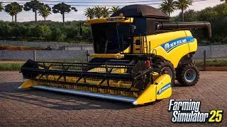 COLHEITA DE TRIGO NA FAZENDA CEDRO ALTO | FARMING SIMULATOR 25