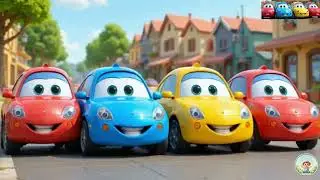 Cars Song with colors🚗 | Fun Car Rhymes for Kids #KidsRhymes#NurseryRhymes#ToddlerSongs#kidslearning