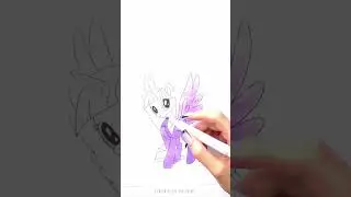 🌈 Draw Like a Pro 🖼️ Guide to Unicorn Pony Twilight Sparkle 🦄 #shorts #drawing #RavlykArt