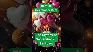 The Destiny of September 23 Birthdays #September23Birthday #astroshorts #shortsfeed #short #trend