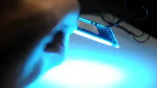 Blue OLED light panel from Philips