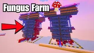 Donut SMP, The BEST FUNGUS FARM TUTORIAL - Minecraft 🍄