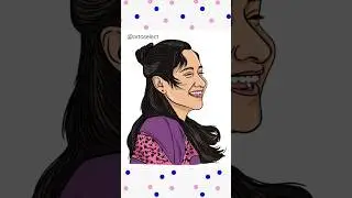 #lineart #illustration #cartoonportrait #vectorportrait #practice #shorts #medibangpaint