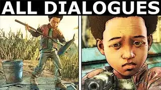 AJ & Rosie Fishing + Walker Tennessee - All Dialogue - The Walking Dead Final Season 4 Episode 4