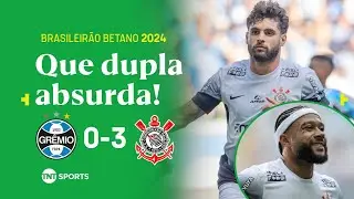 MEMPHIS MARCA DE BICICLETA E YURI VIRA ARTILHEIRO DO CAMPEONATO! GRÊMIO 0X3 CORINTHIANS
